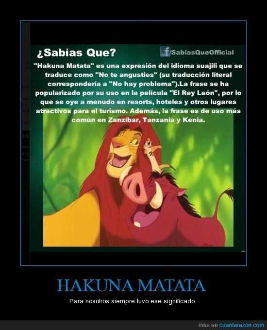 Английский в песнях: hakuna matata – the lion king