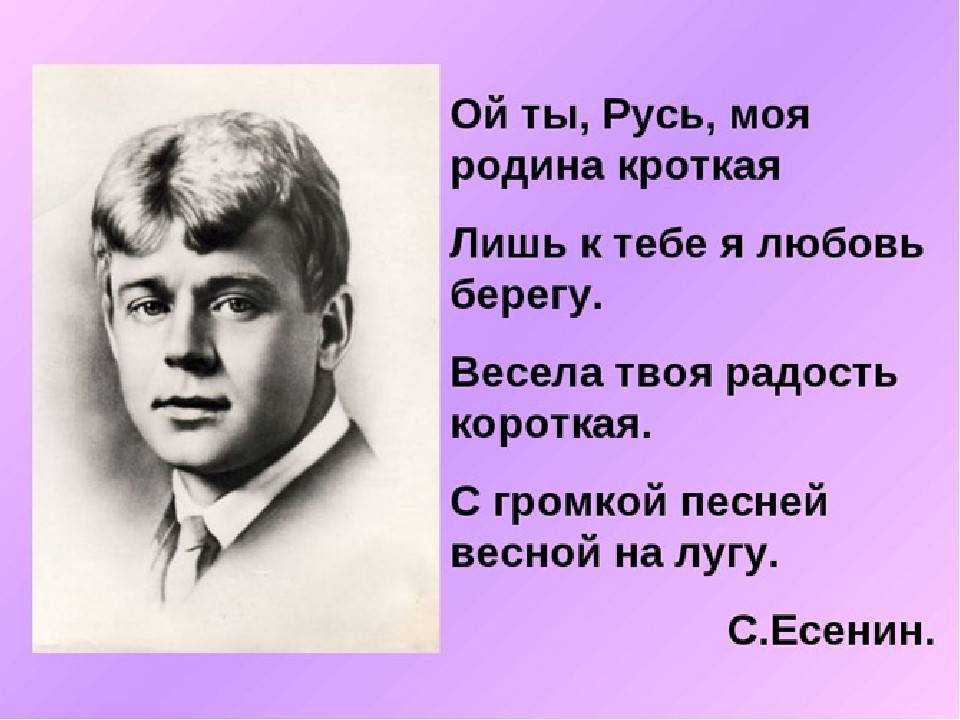 Стихи есенина 20 строк: все стихотворения сергея есенина - рустих