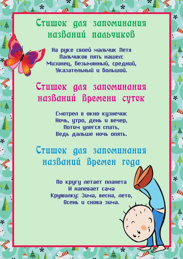 Стихи про цифры от 1 до 10: для 1 класса с картинками