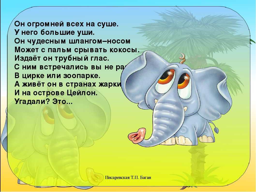 Почитать веселые и увлекательные стихи про слона для детей можно на нашем развлекательном сайте онлайн или скачать их на свой телефон