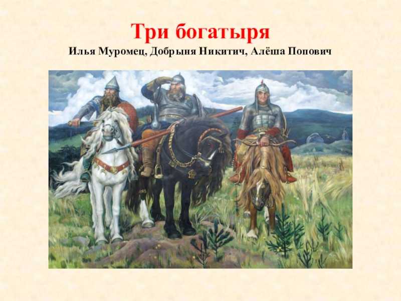 Поединок ильи муромца и добрыни никитича | былины