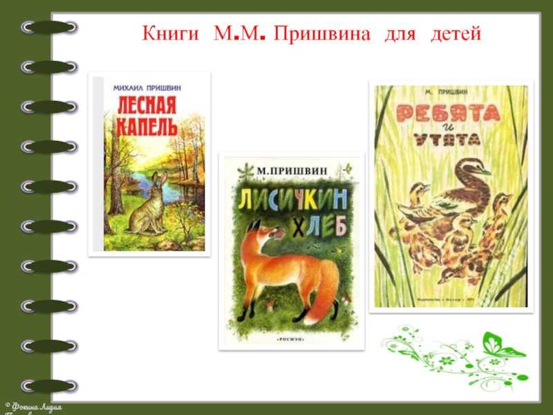 Рассказы пришвина для 1-2-3 класса читать