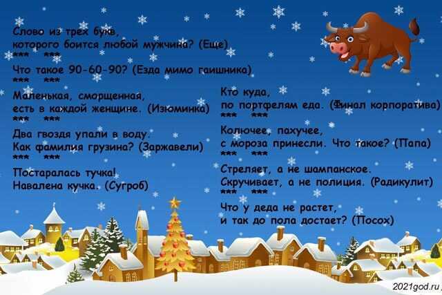 Этот праздник задорный, волшебный и чудотворный. новогодние загадки с подвохом