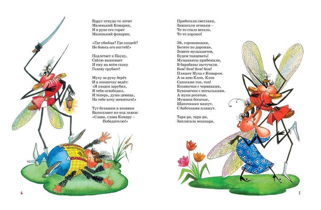 Сказка (стихотворение)  муха-цокотуха - корней чуковский и. читать текст онлайн бесплатно - stihiskazki.ru