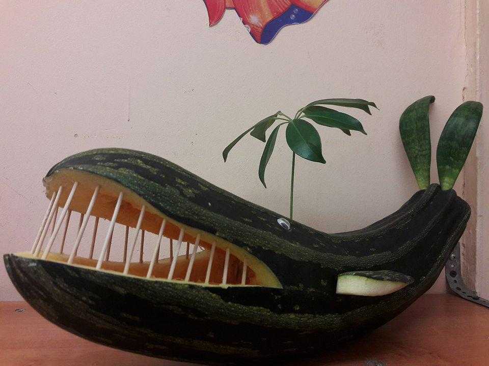 Поделка из кабачка своими руками