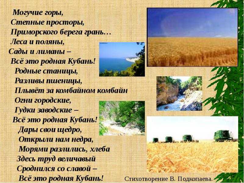 Чувство родины : кубань. поэтическое путешествие