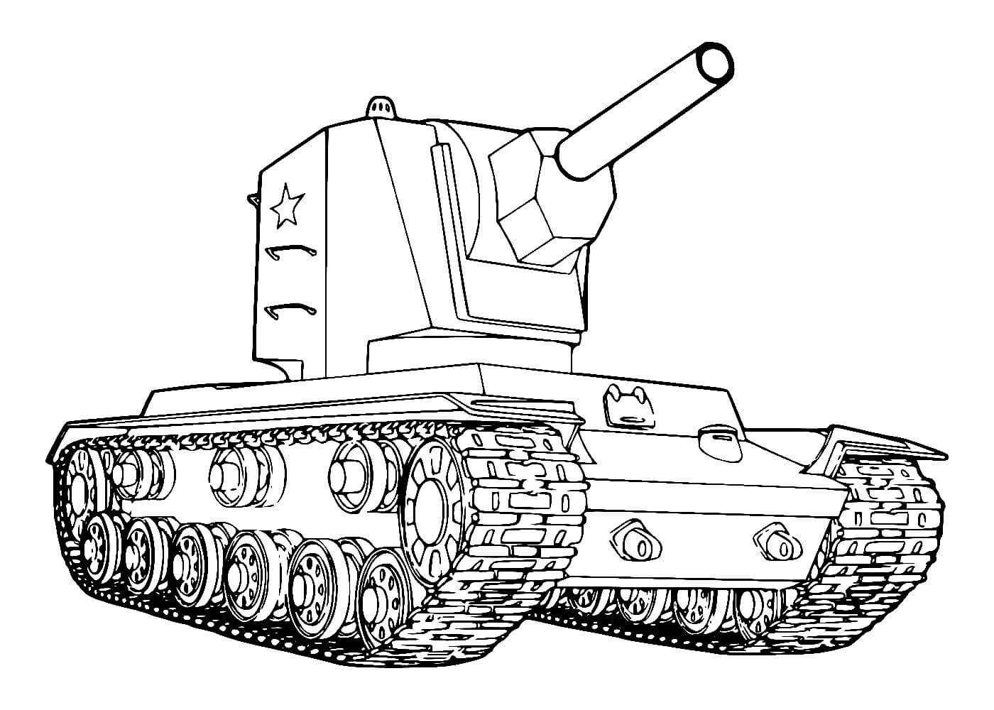 Раскраски танки из мультика