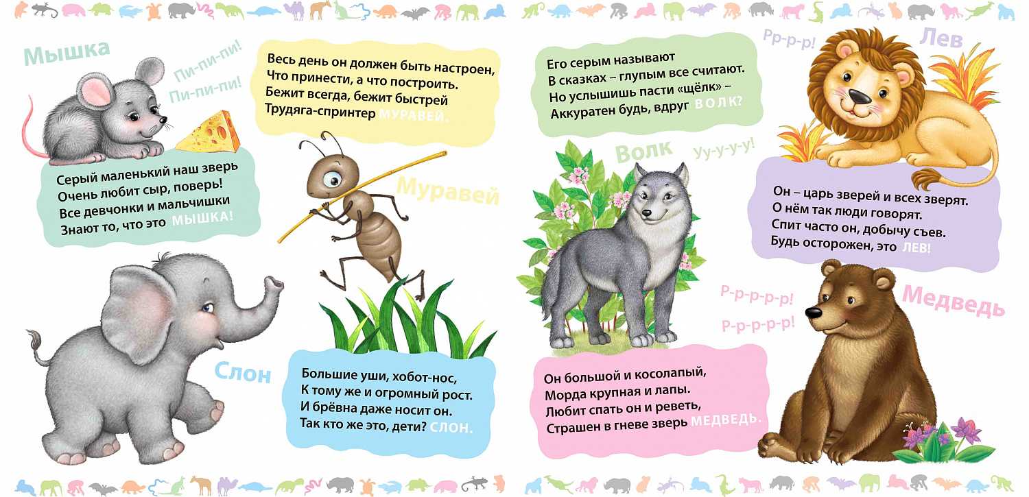 Загадки про животных для детей с ответами